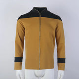 TNG Admiral Tunic Uniforms Star Trek The Next Generation Men Shirts Halloween Cosplay Costumes