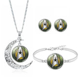 Star Trek Theme Necklace Bracelet Earring Set Holiday Gifts Jewelry Accessories