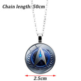 Star Trek Theme Necklace Bracelet Earring Set Holiday Gifts Jewelry Accessories