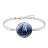 Star Trek Theme Necklace Bracelet Earring Set Holiday Gifts Jewelry Accessories