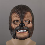 Star Wars Chewbacca Chewie Cosplay Latex Mask Mouth Move Halloween Props