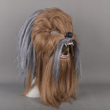 Star Wars Chewbacca Mouth Move Cosplay Latex Helmet Halloween Props