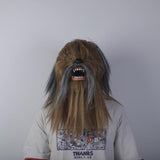 Star Wars Chewbacca Mouth Move Cosplay Latex Helmet Halloween Props