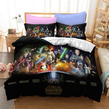 Star Wars Skywalker Cosplay Bedding Set Duvet Cover Halloween Bed Sheets