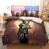 Star Wars The Mandalorian Cosplay Bedding Duvet Cover Halloween Sheets Bed Set