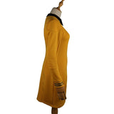 Star Trek Discovery Season 2 Starfleet Commander Female Gold Dresses Badge Set - bfjcosplayer