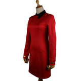 Star Trek Discovery Season 2 Starfleet Commander Female Red Dresses Pin Set - bfjcosplayer