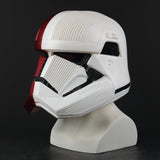 Movie Star Wars 9 The Rise of Skywalker Sith Trooper Red/White PVC Helmet Cosplay Halloween Mask - bfjcosplayer