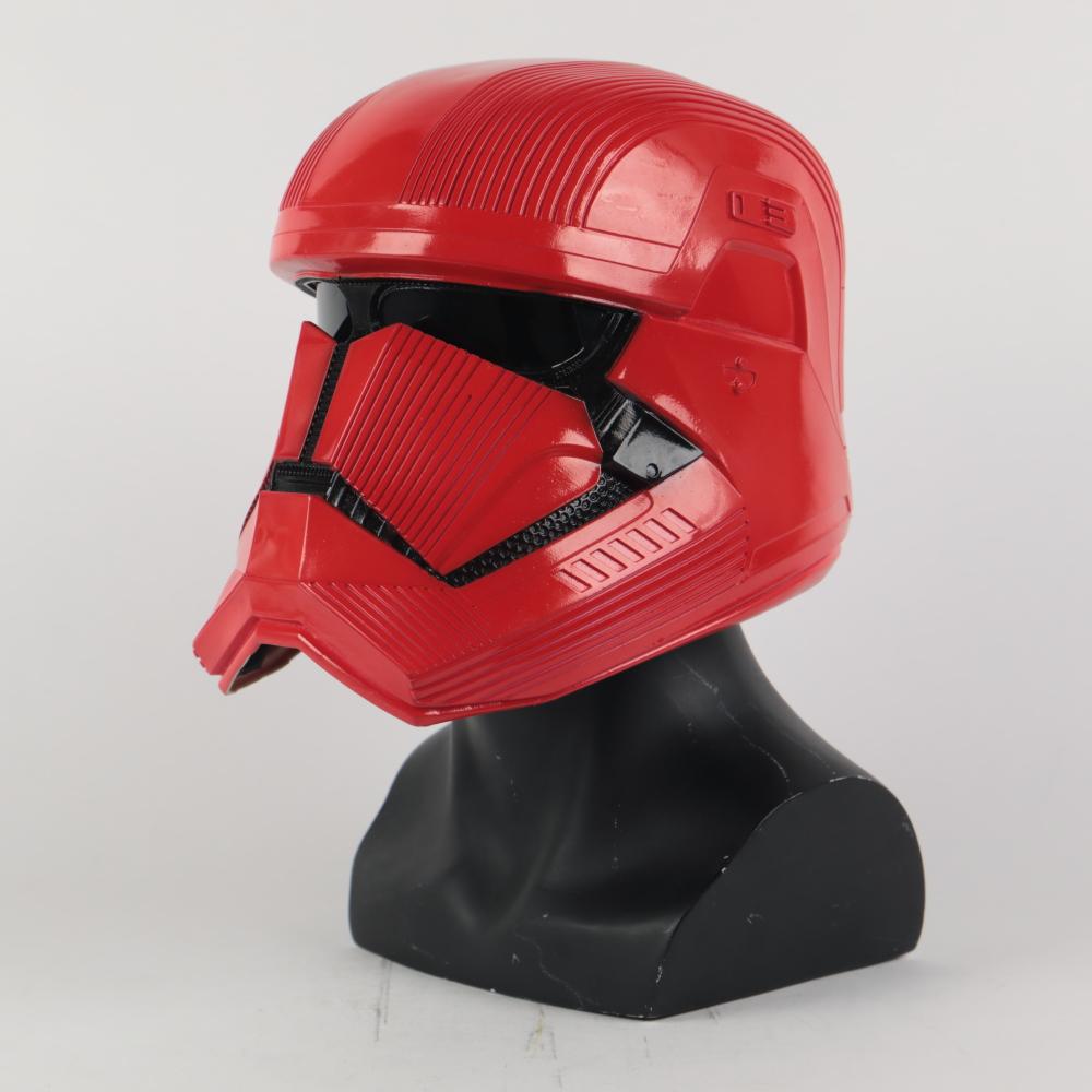 New Star Wars 9 The Rise of Skywalker Sith Trooper Red mask Cosplay Halloween latex  Helmets Prop - bfjcosplayer