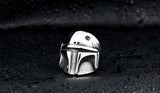 Star Wars Ring The Mandalorian cosplay men's personality fashion ring cosplay props - bfjcosplayer