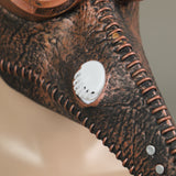 Steampunk Plague Doctor Bronze Long Mouth Cosplay Helmet Halloween Props