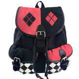 Suicide Squad Harley Quinn Cosplay Canvas Backpack Halloween School Bags