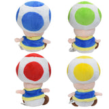 Super Mario Toad Plush Toy Soft Stuffed Doll Birthday Holiday Gifts