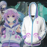Super Neptunia RPG Sweater Hooded game Halloween cosplay costume - bfjcosplayer