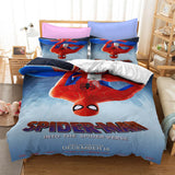 Superhero SpiderMan Cosplay Bedding Set Duvet Cover Halloween Bed Sheets