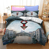 Superhero SpiderMan Cosplay Bedding Set Duvet Cover Halloween Bed Sheets