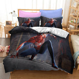 Superhero SpiderMan Cosplay Bedding Set Duvet Cover Halloween Bed Sheets