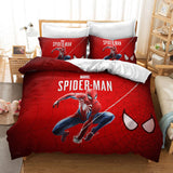 Superhero SpiderMan Cosplay Bedding Set Duvet Cover Halloween Bed Sheets