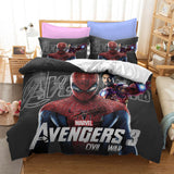 Superhero SpiderMan Cosplay Bedding Set Duvet Cover Halloween Bed Sheets