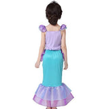 BFJFY Girls Halloween Mermaid Cosplay Performance Princess Dress - bfjcosplayer