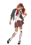 BFJFY Women Zombie Bloody Students' Uniform Halloween Cosplay Costume - bfjcosplayer