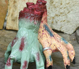 Terrible Halloween Decorations Bloody Broken Fake Hands Electrical Crawling Hand Toy