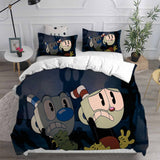 The Cuphead Show! Cosplay Bedding Sets Duvet Cover Halloween Comforter Sets