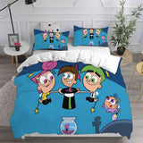 The Fairly OddParents Bedding Sets Bed Quilt Cover Pillow Case Halloween Cosplay Comforter Sets