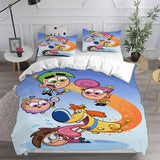 The Fairly OddParents Bedding Sets Bed Quilt Cover Pillow Case Halloween Cosplay Comforter Sets