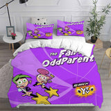 The Fairly OddParents Bedding Sets Bed Quilt Cover Pillow Case Halloween Cosplay Comforter Sets