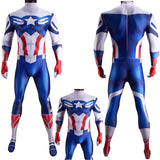 The Falcon and the Winter Soldier Captain America Cosplay Jumpsuit Halloween Costume