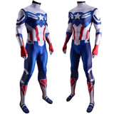The Falcon and the Winter Soldier Captain America Cosplay Jumpsuit Halloween Costume