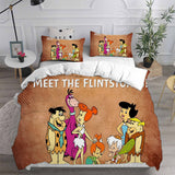 The Flintstones Bedding Sets Duvet Cover Halloween Cosplay Comforter Sets