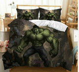 The Incredible Hulk Bruce Banner Cosplay Bedding Set Duvet Cover Halloween Sheets