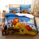 The Lion King Cosplay Bedding Set Duvet Cover Halloween Bed Sheets