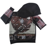 The Mandalorian Kids Cosplay Hoodie Halloween Costume
