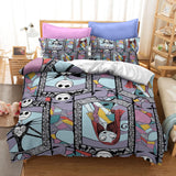 The Nightmare Before Christmas Cosplay Bedding Set Duvet Cover Halloween Sheets