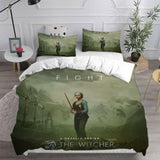 The Witcher Season 2 Bed Set Cosplay Duvet Cover Halloween Sheets Bed Set