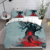 The Witcher Season 2 Bed Set Cosplay Duvet Cover Halloween Sheets Bed Set