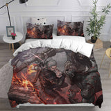The Witcher Season 2 Bed Set Cosplay Duvet Cover Halloween Sheets Bed Set