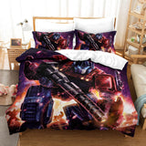 Transformers Optimus Prime Cosplay Bedding Set Duvet Cover Halloween Bed Sheets