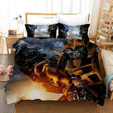 Transformers Optimus Prime Cosplay Bedding Set Duvet Cover Halloween Bed Sheets