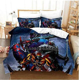 Transformers Optimus Prime Cosplay Bedding Set Duvet Cover Halloween Bed Sheets