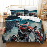 Transformers Optimus Prime Cosplay Bedding Set Duvet Cover Halloween Bed Sheets