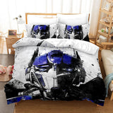 Transformers Optimus Prime Cosplay Bedding Set Duvet Cover Halloween Bed Sheets