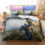 Transformers Optimus Prime Cosplay Bedding Set Duvet Cover Halloween Bed Sheets