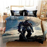 Transformers Optimus Prime Cosplay Bedding Set Duvet Cover Halloween Bed Sheets