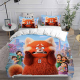 Turning Red Cosplay Bedding Sets Duvet Cover Halloween Comforter Sets