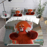 Turning Red Cosplay Bedding Sets Duvet Cover Halloween Comforter Sets