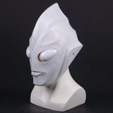 Ultraman Helmet Cosplay Latex LED Light Mask Halloween Prop